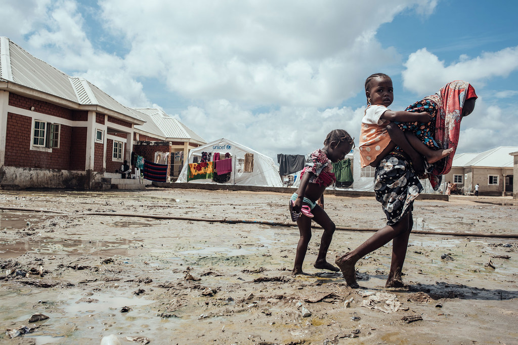 Enfants déplacés au Nigéria en 2022