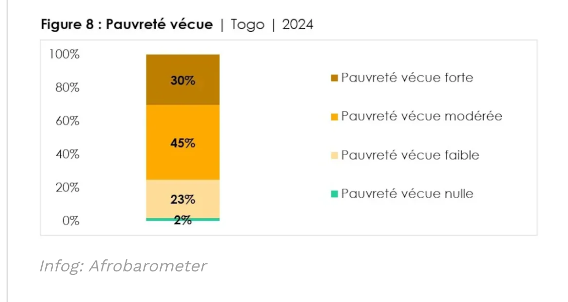 Représentation des inégalités sociales au Togo