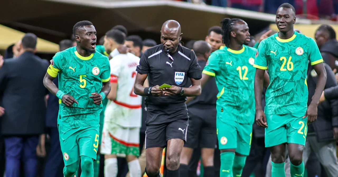 Jean-Jacques Ndala, arbitre international lors d'une finale africaine