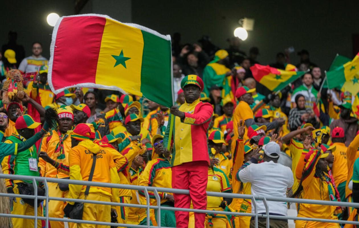Supporters sénégalais lors d’un match