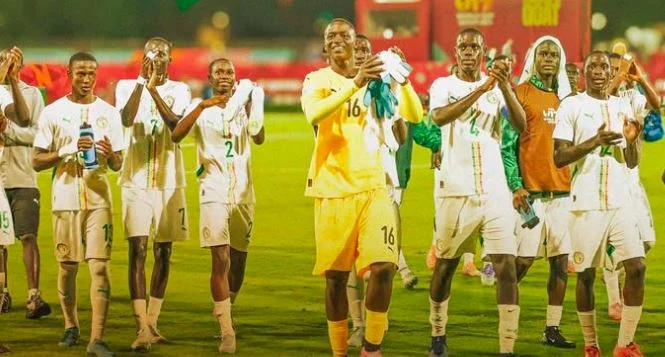 Les Lionceaux du Sénégal en action lors de la CAN U17