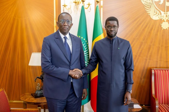 Président Bassirou Diomaye Faye et amadou Ba