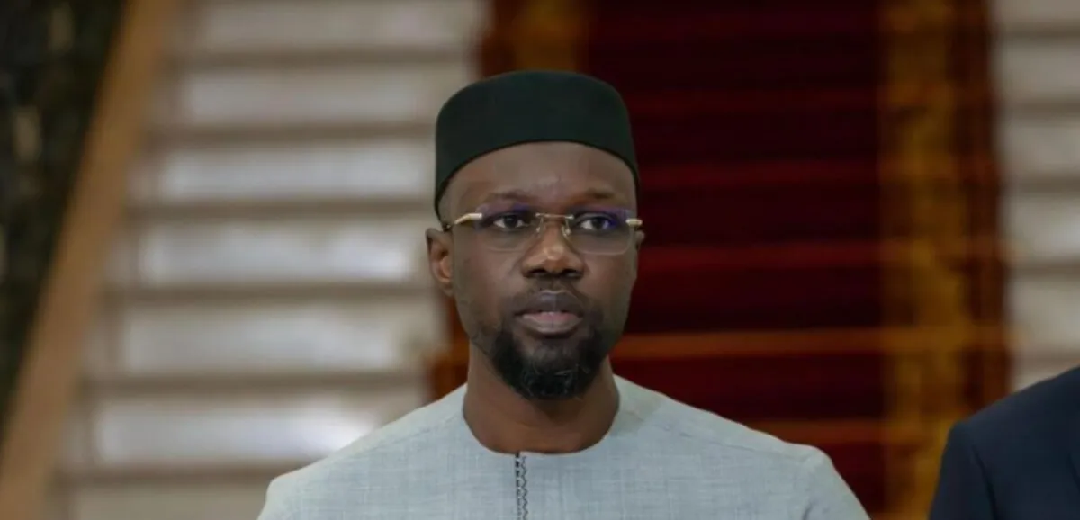 ousmane sonko prend la parole à l'assemblée nationale du Sénégal
