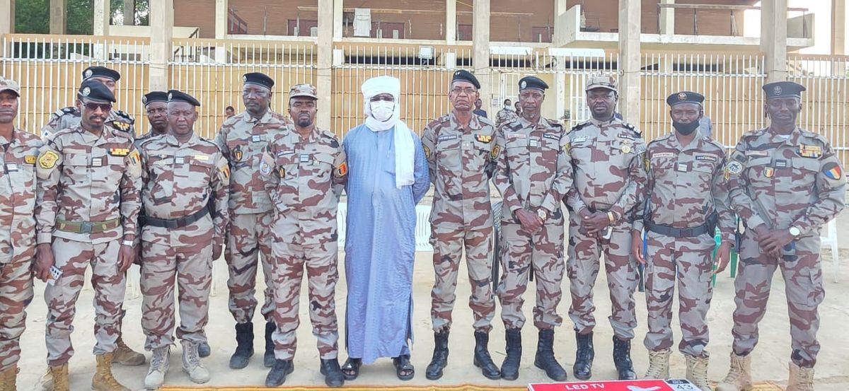 Forces de l'ordre tchadiennes en action