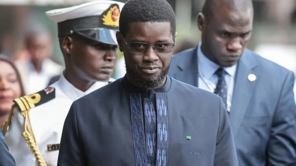 Bassirou Diomaye Faye lors d'un discours solennel