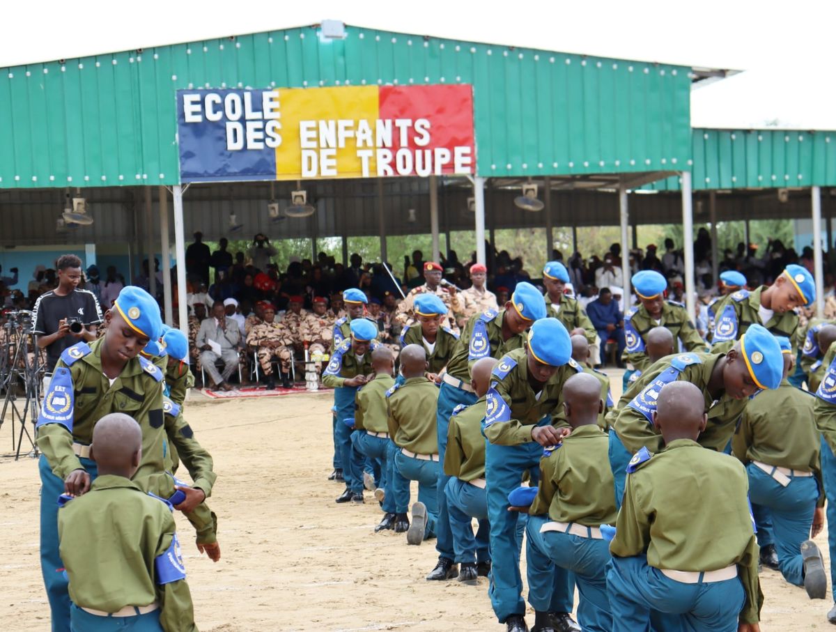 cérémonie du GEMIA : la 6e promotion des Enfants de Troupe officiellement intronisée à N'Djamena