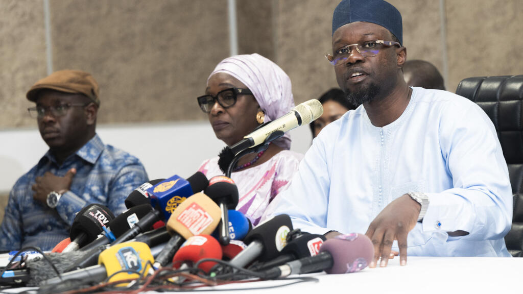 Le président du Pastef et ancien Premier ministre sénégalais, Ousmane Sonko, le 2 juin 2026, à Dakar.