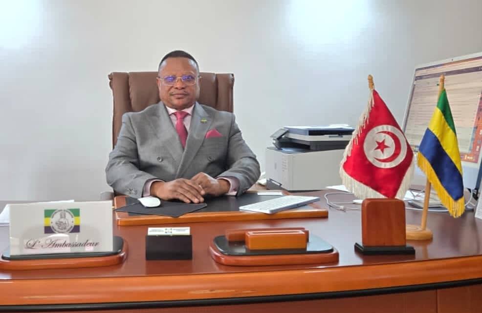 Pierre Ntsiet N'golo, Ambassadeur du Gabon en Tunisie @ DR