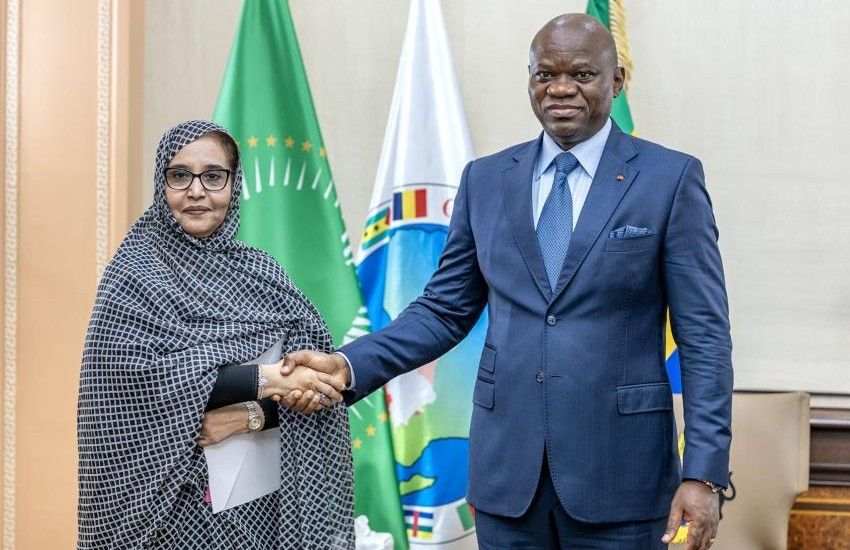 Rencontre diplomatique entre la Mauritanie et le Gabon