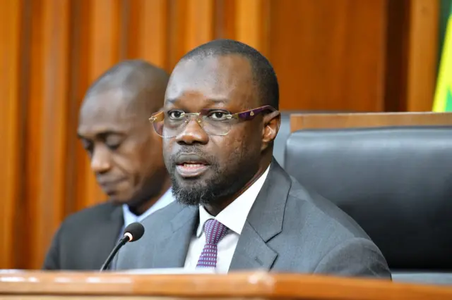 Ousmane Sonko, président de l'assemblée nationale du Sénégal