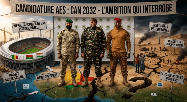 Candidature commune a la can 2032 : l’AES mise sur le sport face aux défis sécuritaires