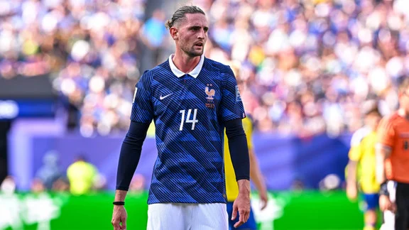 Adrien Rabiot en action avec la Juventus