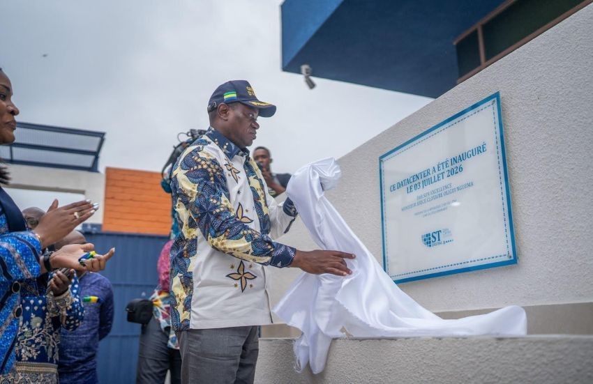 inauguration du data center souverain du Gabon à nkok par le président oligui nguema