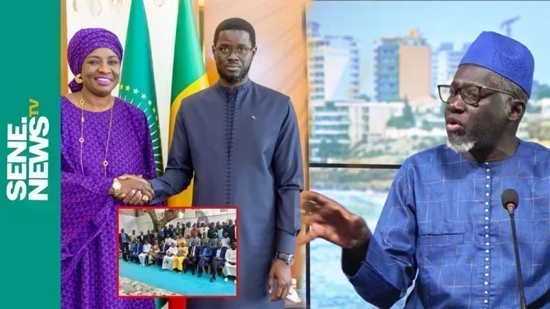 Imam Kanté lors de son annonce politique