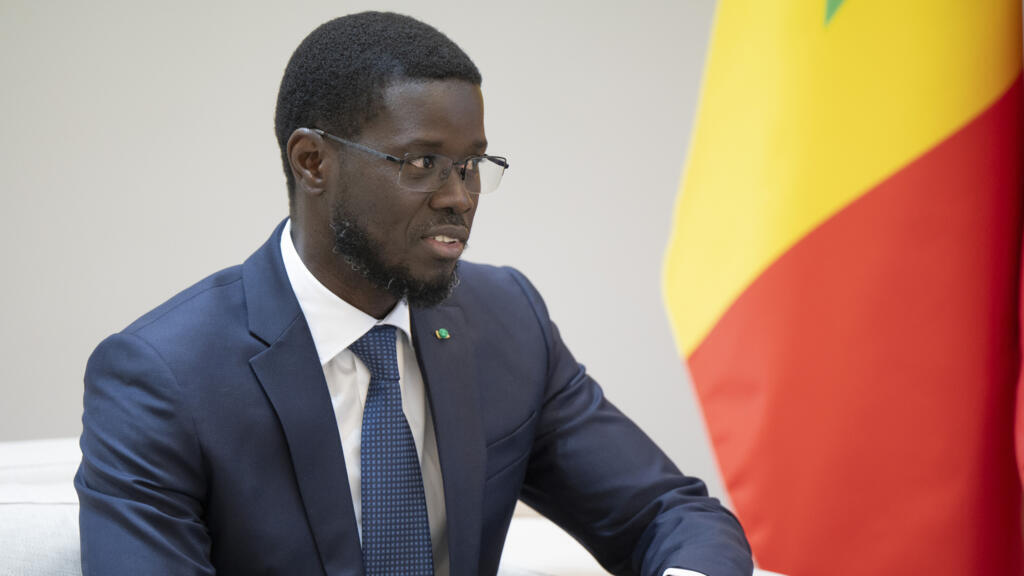 Le président Bassirou Diomaye Faye lors d'un discours officiel en mars 2026