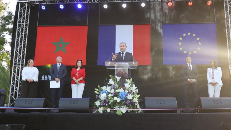 Représentants du Maroc et de la France lors d'une réunion de haut niveau