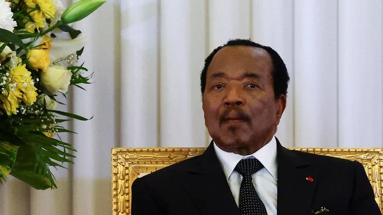 Paul Biya, président du Cameroun
