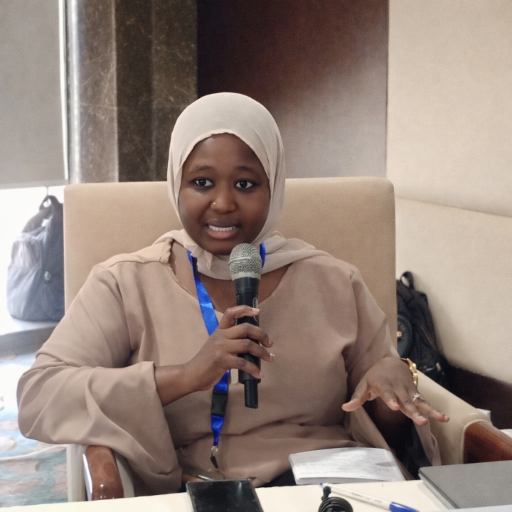 Portrait d'Amina Boukary, coordinatrice de l'ONG FAD