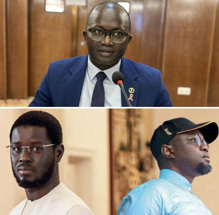 Yankhoba Diémé et Ousmane Sonko en débat politique