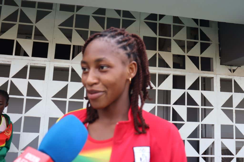 Zalissa Zongo, athlète burkinabè médaillée d'or en triple saut