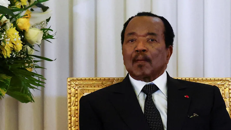 Portrait officiel de Paul Biya, président du Cameroun