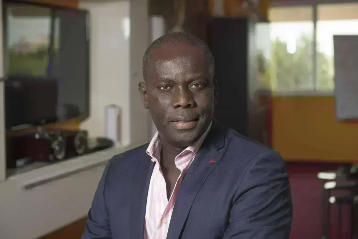 Malick Gackou, ancien ministre et leader du Grand Parti, lors d'un entretien à Dakar en 2016.