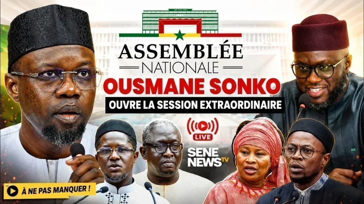 Assemblée nationale : session extraordinaire et enquêtes menées par Ousmane Sonko