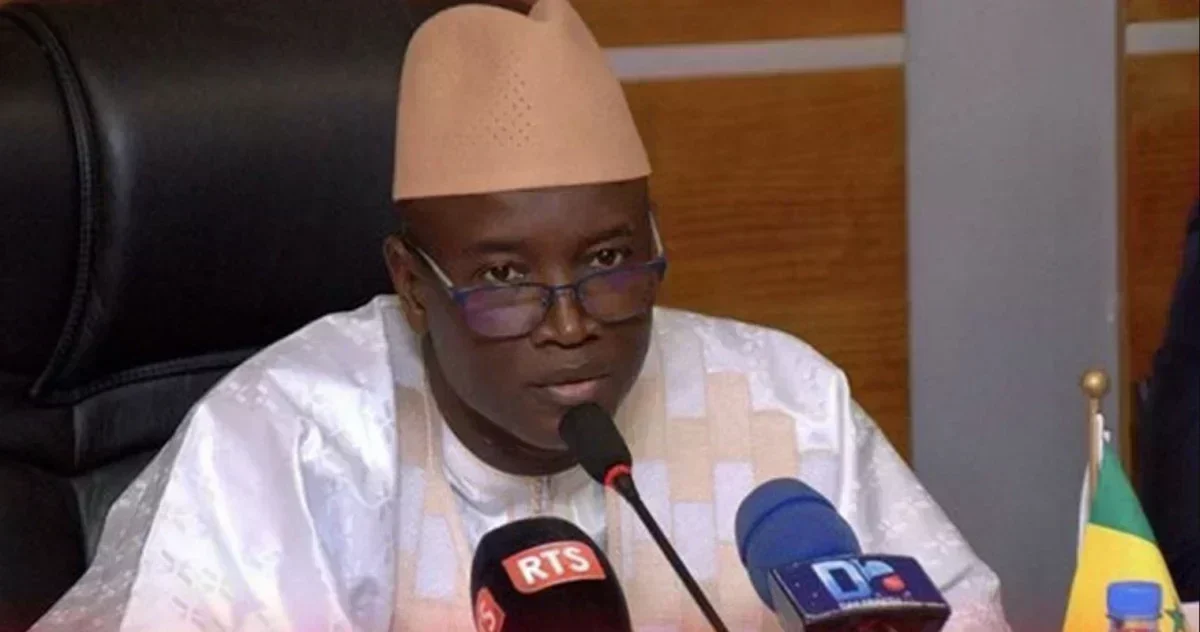 Aly Ngouille Ndiaye lors de son intervention sur les fonds spéciaux