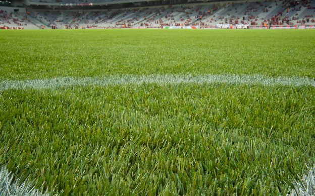 Stade de football lors d'un match