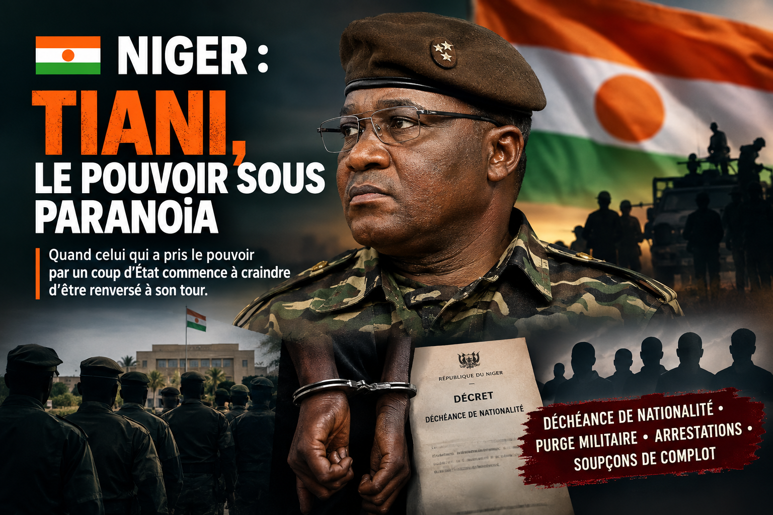 Niger : Tiani et la peur du complot permanent