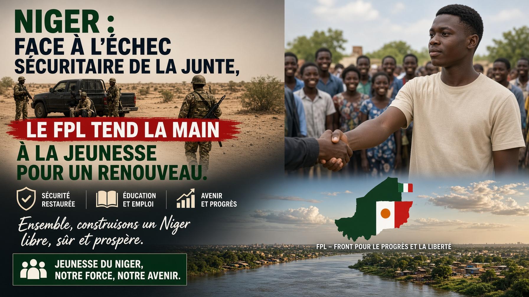 Niger : le FPL cible la jeunesse face à l’échec sécuritaire de la junte