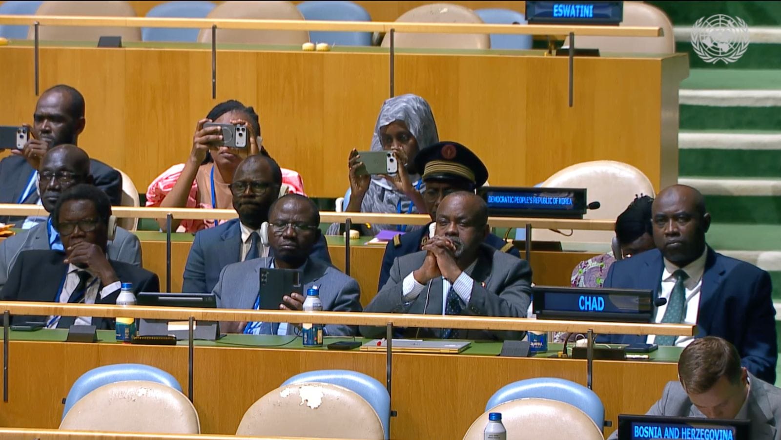 Illustration du discours à l'ONU